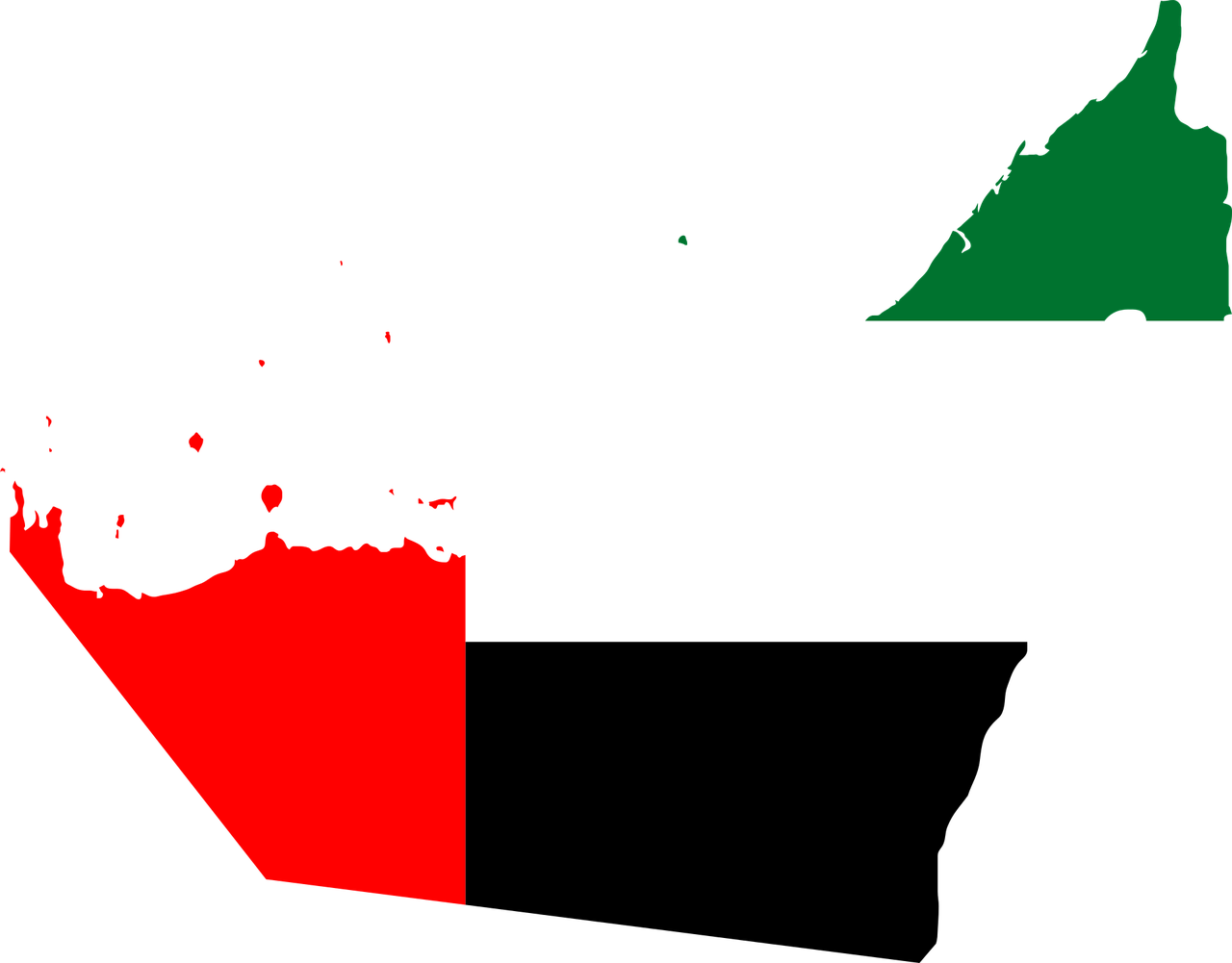 Arabiemiirikunnat lippu