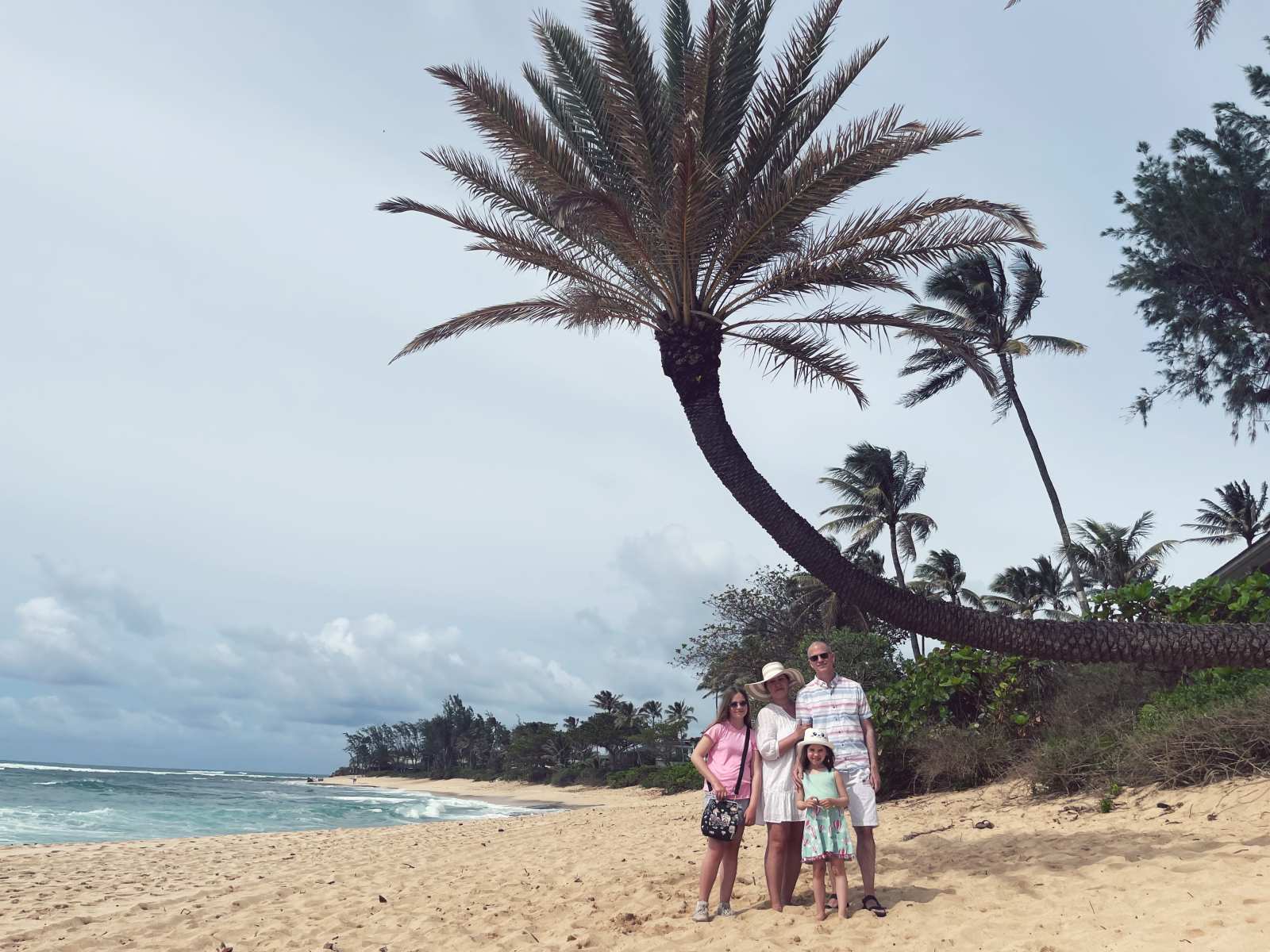 Family at Oahu, Hawaii