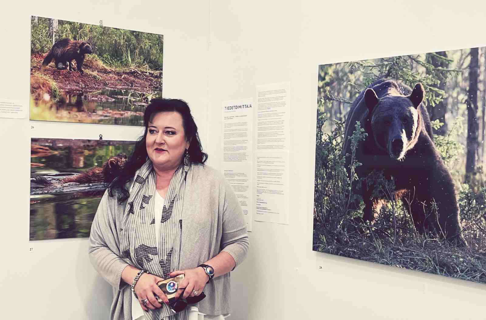 Päivi Arvonen ja luontokuvat Somerolla.