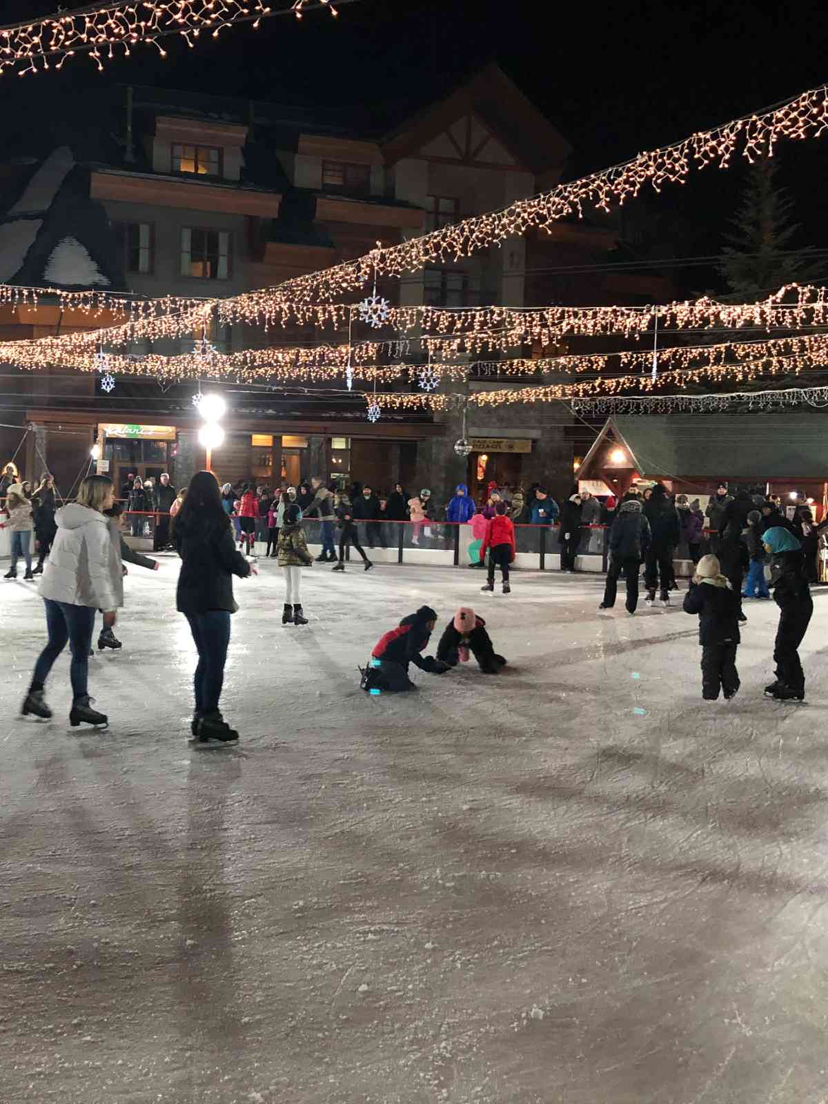 Heavenly ice rink at South Lake Tahoe.
