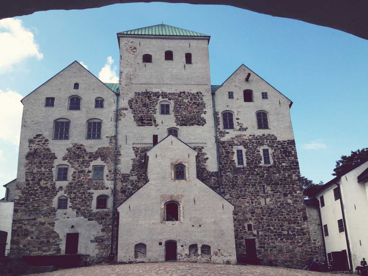 Beautiful, medieaval castle in Turku, Finland.