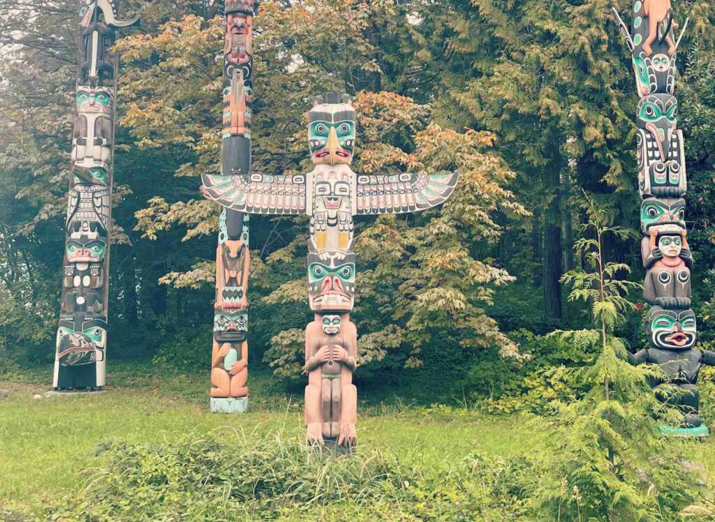 Totempole in Vancouver, Canada