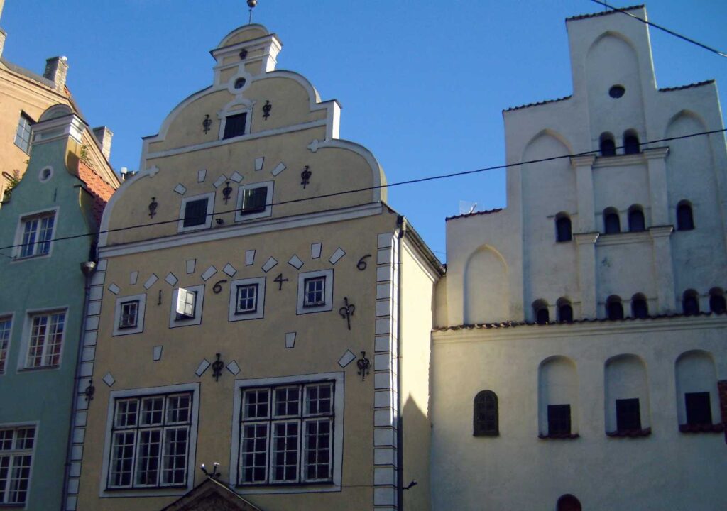 Three brothers houses in Riga, Latvia