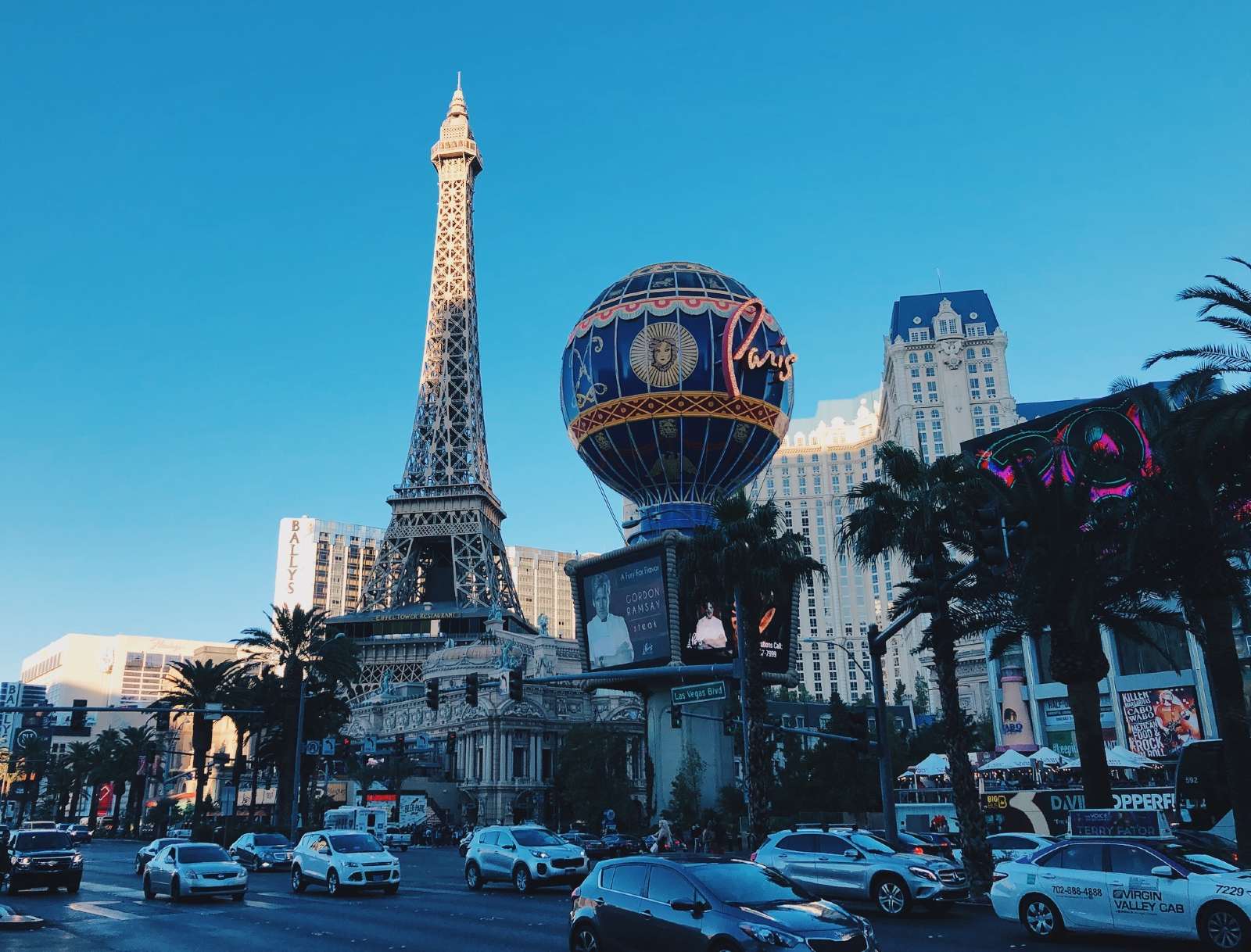 Eiffel torni Las Vegasin Paris hotellissa.