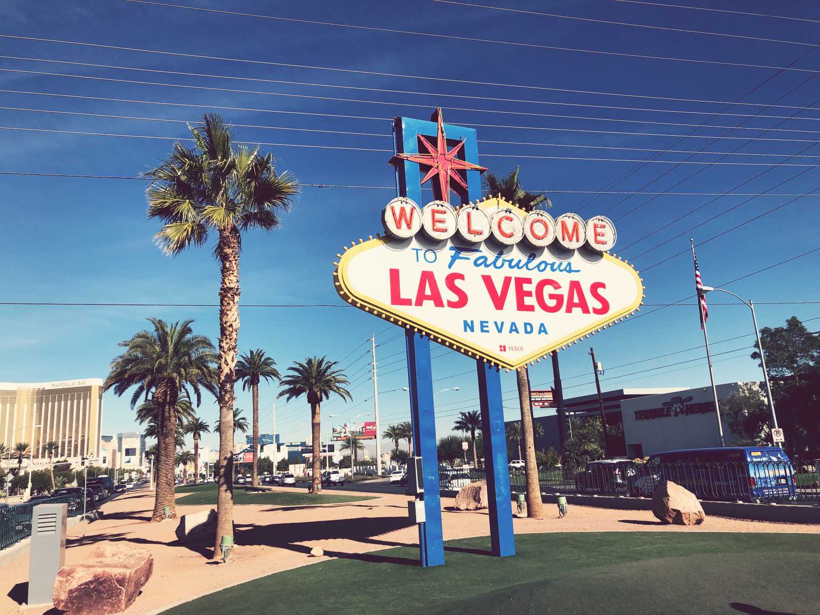 Welcome to Fabulous Las Vegas kyltti Las Vegasin Stripillä.