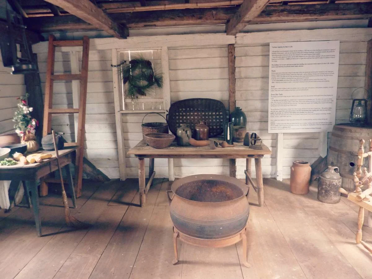 Equipement that slaves used to prepare food at the plantation in Stately Oaks.